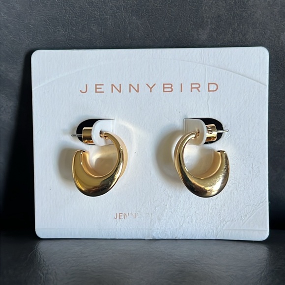 Jenny Bird Bellevue Huggies in Gold - Picture 3 of 4